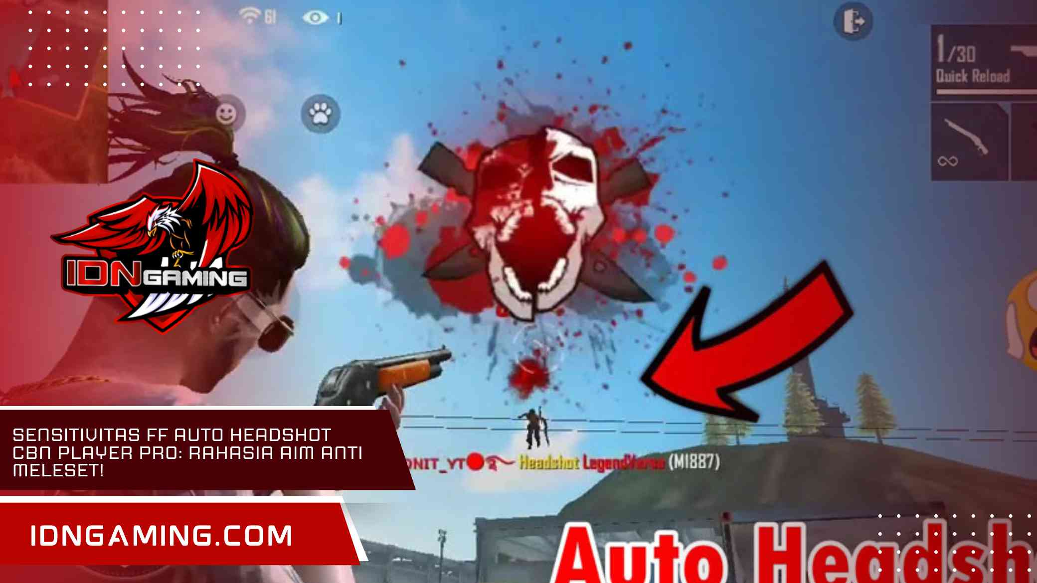 Sensitivitas FF Auto Headshot CBN Player Pro: Rahasia Aim Anti Meleset!