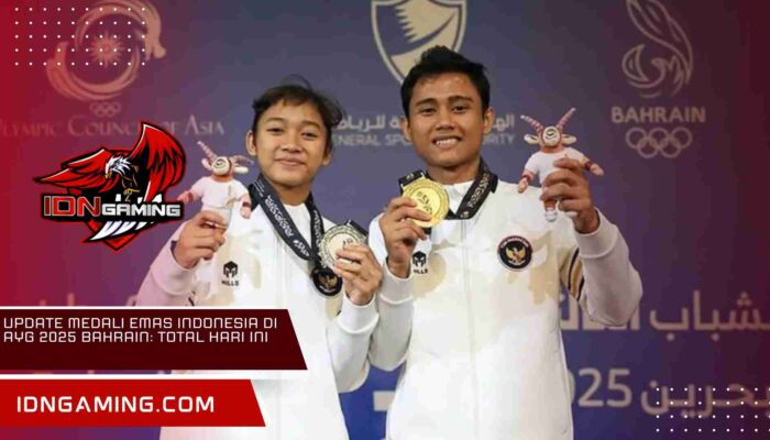 Update Medali Emas Indonesia di AYG 2025 Bahrain: Total Hari Ini
