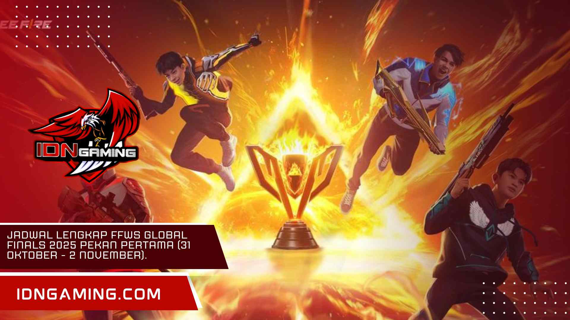 Jadwal Lengkap FFWS Global Finals 2025 Pekan Pertama (31 Oktober - 2 November).