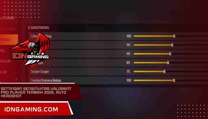 Settingan Sensitivitas Valorant Pro Player Terbaik 2025, Auto Headshot