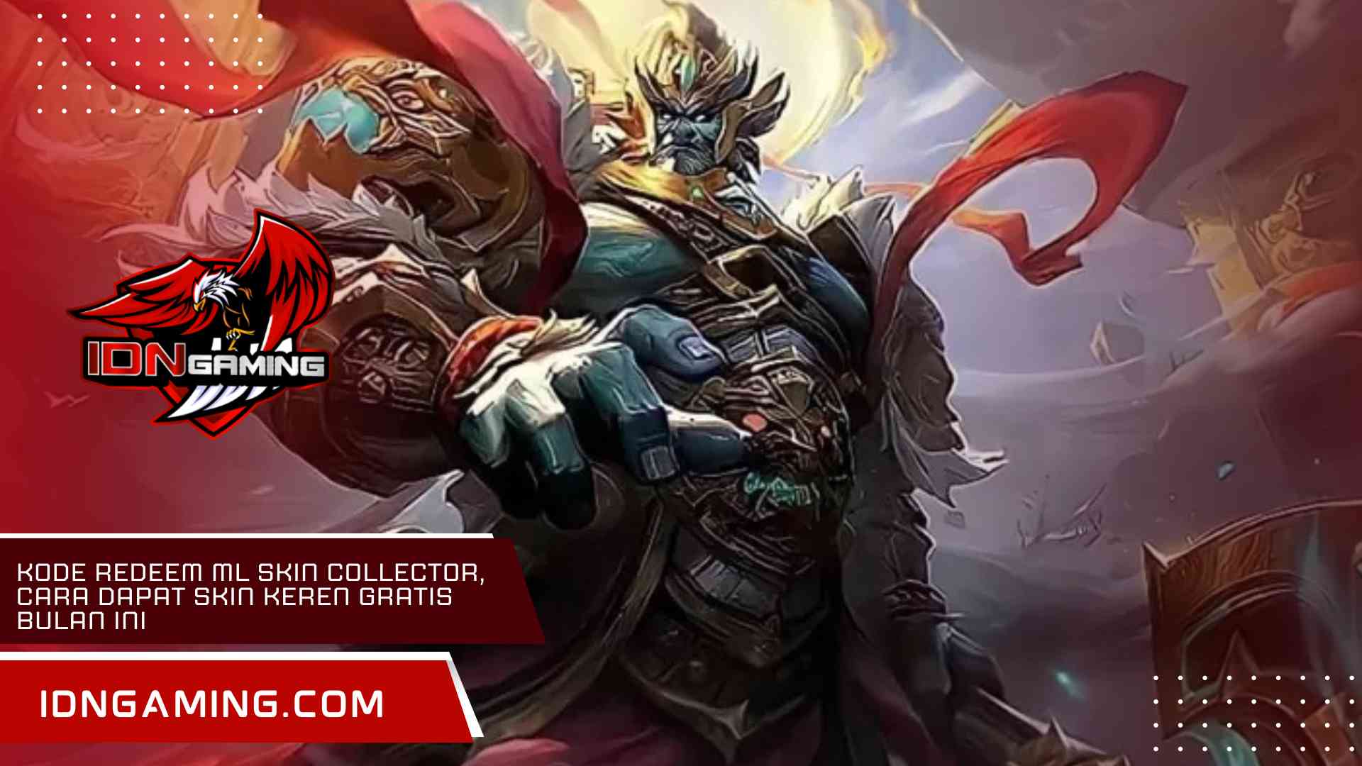 Kode Redeem ML Skin Collector, Cara Dapat Skin Keren Gratis Bulan Ini