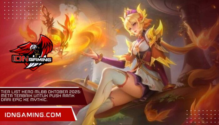 Tier List Hero MLBB Oktober 2025: Meta Terbaik untuk Push Rank dari Epic ke Mythic.