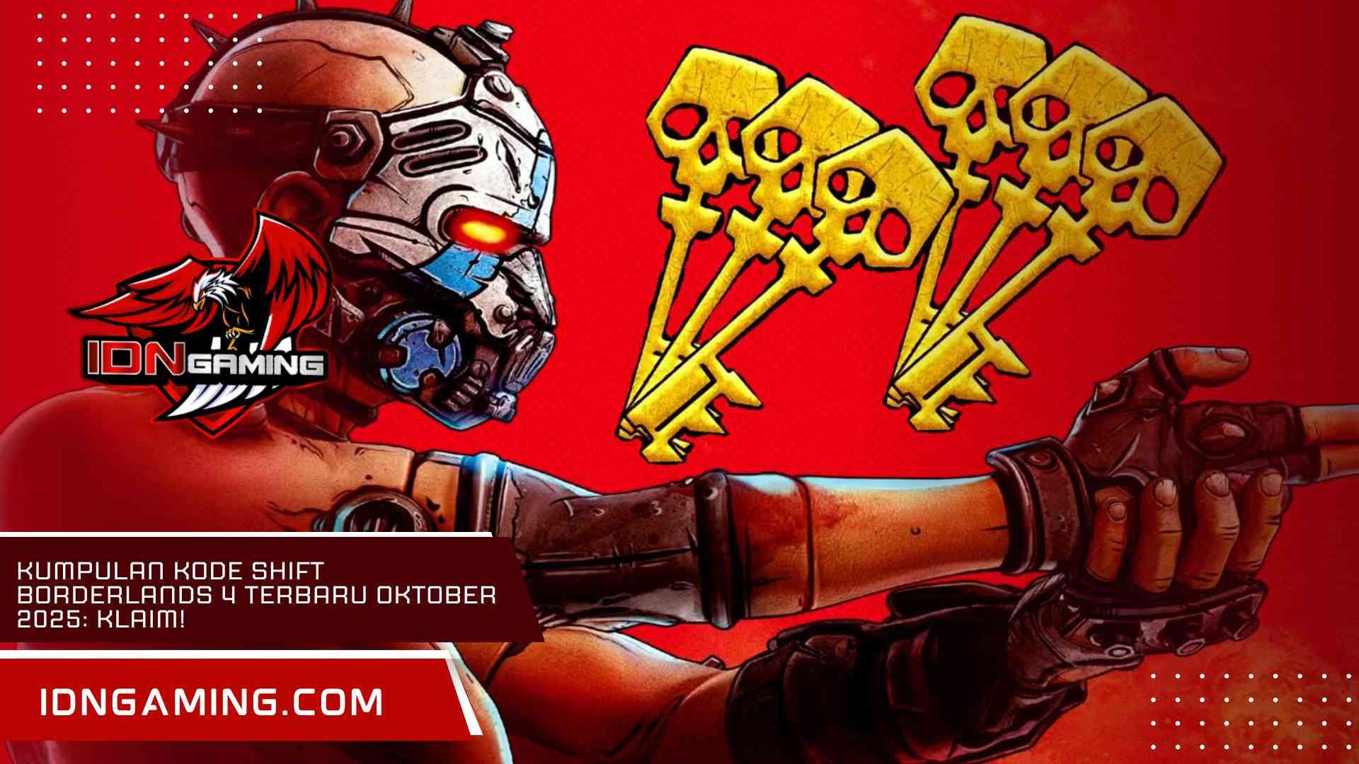 Kumpulan Kode Shift Borderlands 4 Terbaru Oktober 2025: Klaim!