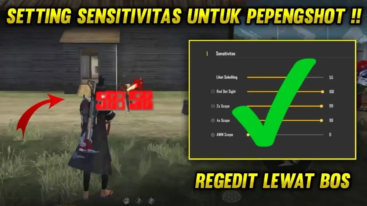 Settingan jitu biar aim nempel dan auto headshot.