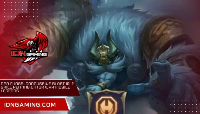 Apa Fungsi Concussive Blast ML? Skill Penting untuk War Mobile Legends