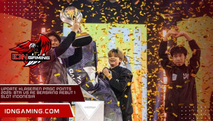 Update Klasemen PMGC Points 2025: BTR vs AE Bersaing Rebut 1 Slot Indonesia
