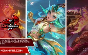 Tier List Hero MLBB November 2025: 5 Hero OP Push Rank Patch Terbaru