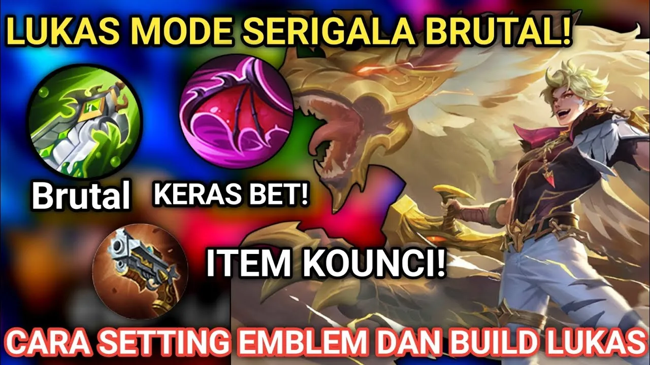 Settingan emblem fighter terbaik biar hero keras.