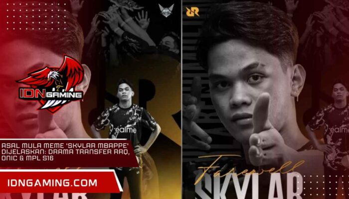 Asal Mula Meme Skylar Mbappe Dijelaskan: Drama Transfer RRQ, ONIC & MPL S16