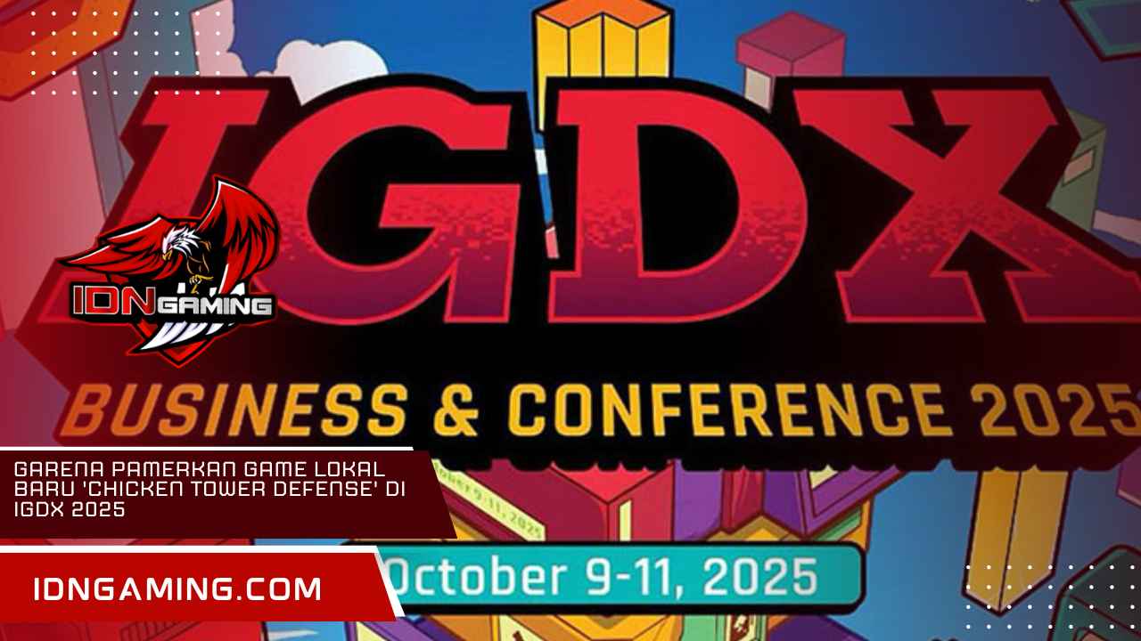 Garena Pamerkan Game Lokal Baru 'Chicken Tower Defense' di IGDX 2025