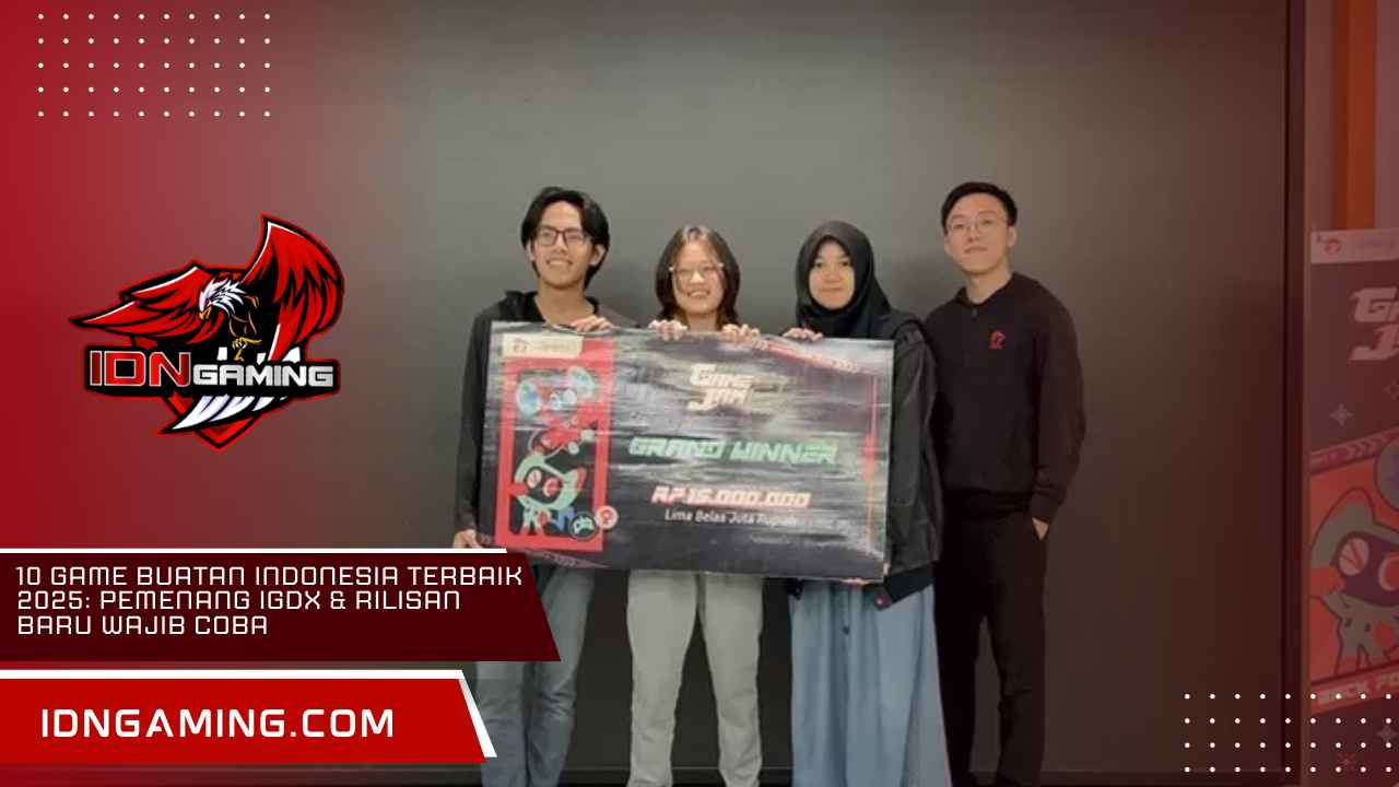 10 Game Buatan Indonesia Terbaik 2025: Pemenang IGDX & Rilisan Baru Wajib Coba