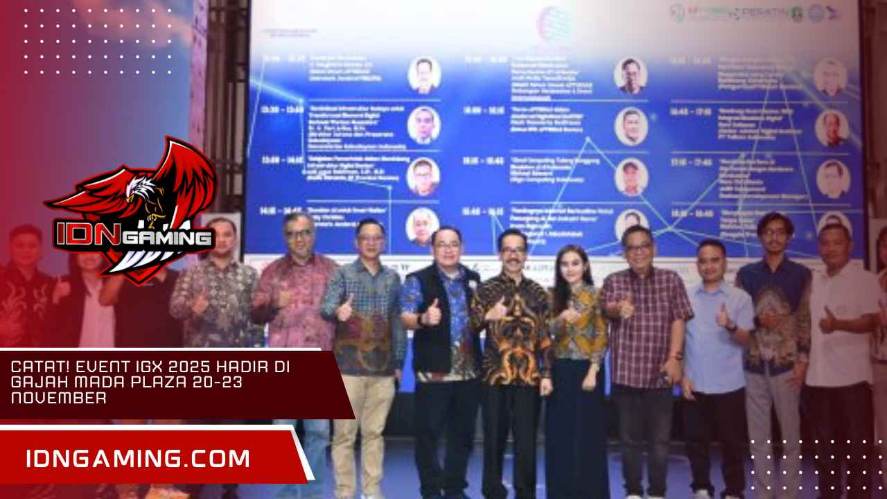 Catat! Event IGX 2025 Hadir di Gajah Mada Plaza 20-23 November