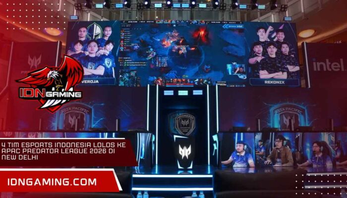4 Tim Esports Indonesia Lolos ke APAC Predator League 2026 di New Delhi