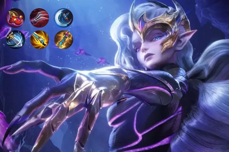 Rekomendasi item & emblem hero baru Obsidia MLBB 2025.