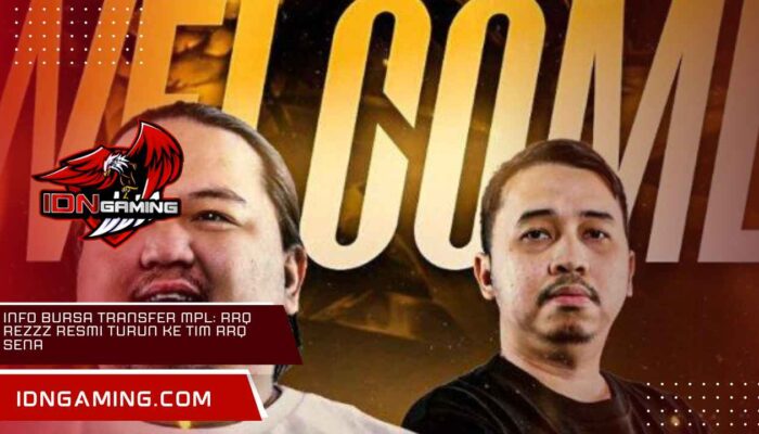 Info Bursa Transfer MPL: RRQ Rezzz Resmi Turun ke Tim RRQ Sena