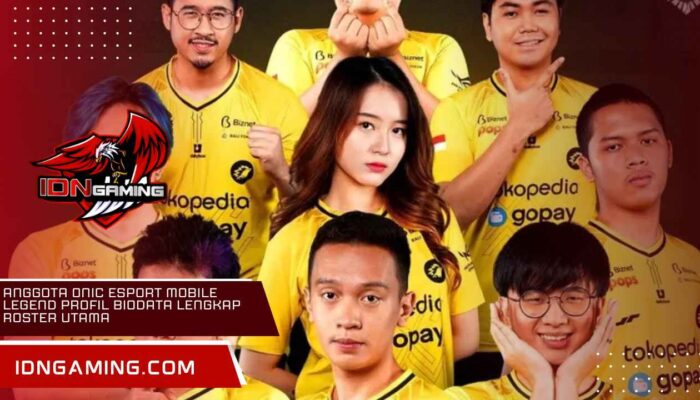 Anggota ONIC Esport Mobile Legend Profil Biodata Lengkap Roster Utama