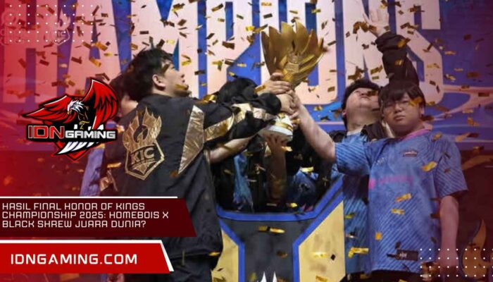 Hasil Final Honor of Kings Championship 2025: Homebois x Black Shrew Juara Dunia?