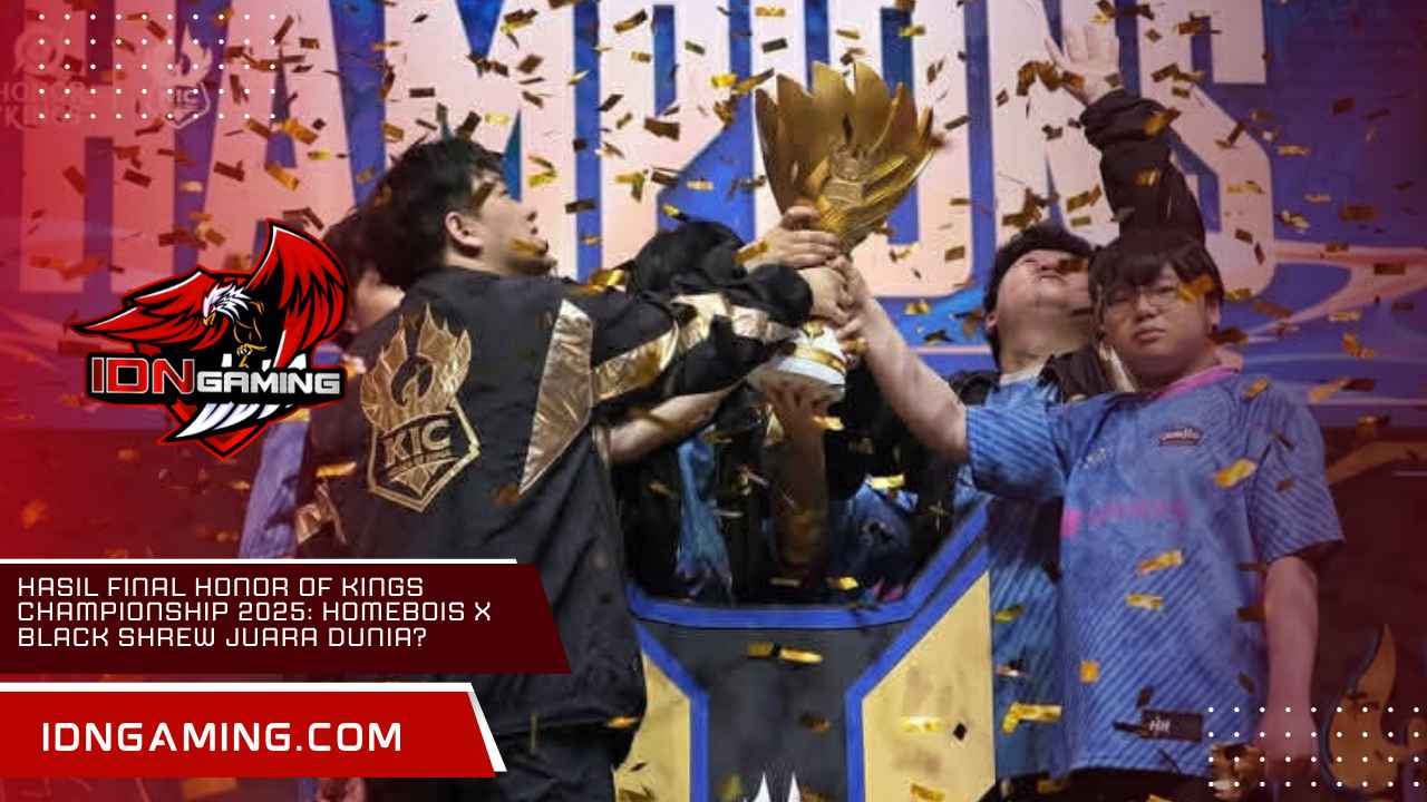Hasil Final Honor of Kings Championship 2025: Homebois x Black Shrew Juara Dunia?