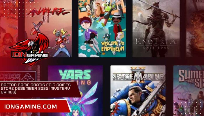 Daftar Game Gratis Epic Games Store Desember 2025 (Mystery Games)