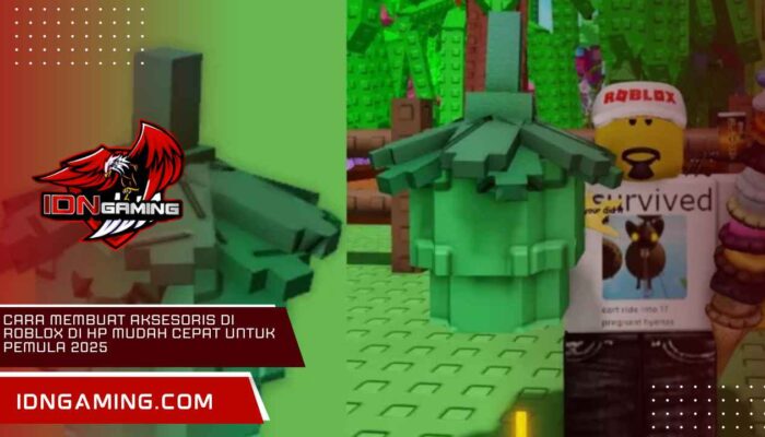 Cara Membuat Aksesoris Di Roblox Di HP Mudah Cepat Untuk Pemula 2025