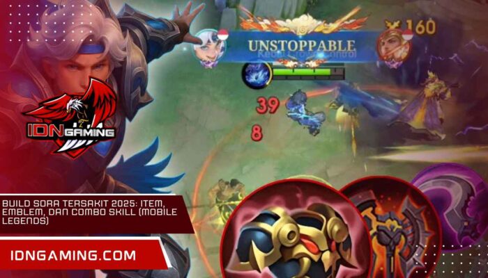Build Sora Tersakit 2025: Item, Emblem, dan Combo Skill (Mobile Legends)