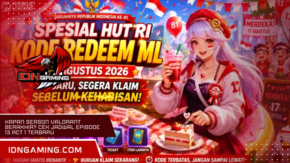 Cara Mendapatkan Kode Redeem ML 17 Agustus 2026 Spesial HUT RI Ke-81 Cara Mendapatkan Kode Redeem ML 17 Agustus 2026 Spesial HUT RI Ke-81