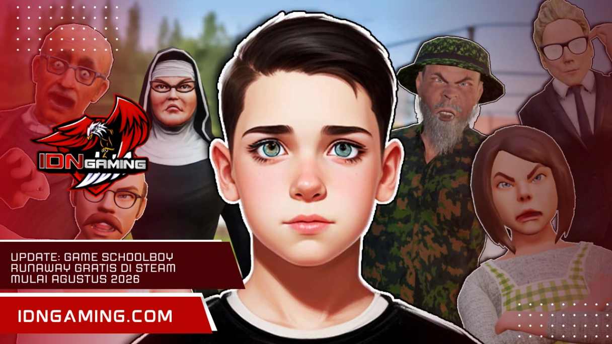 Update: Game Schoolboy Runaway Gratis di Steam Mulai Agustus 2026