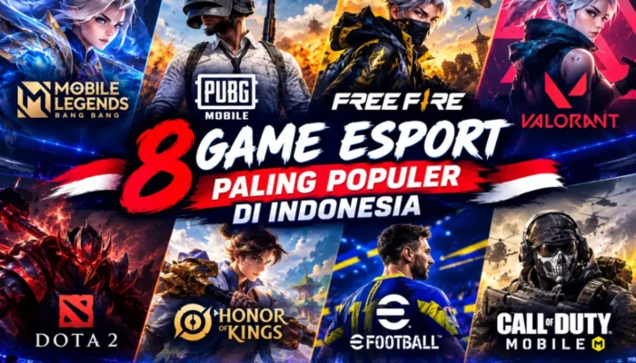 8 Game Esport Paling Populer di Indonesia Analisa [Terbaru]