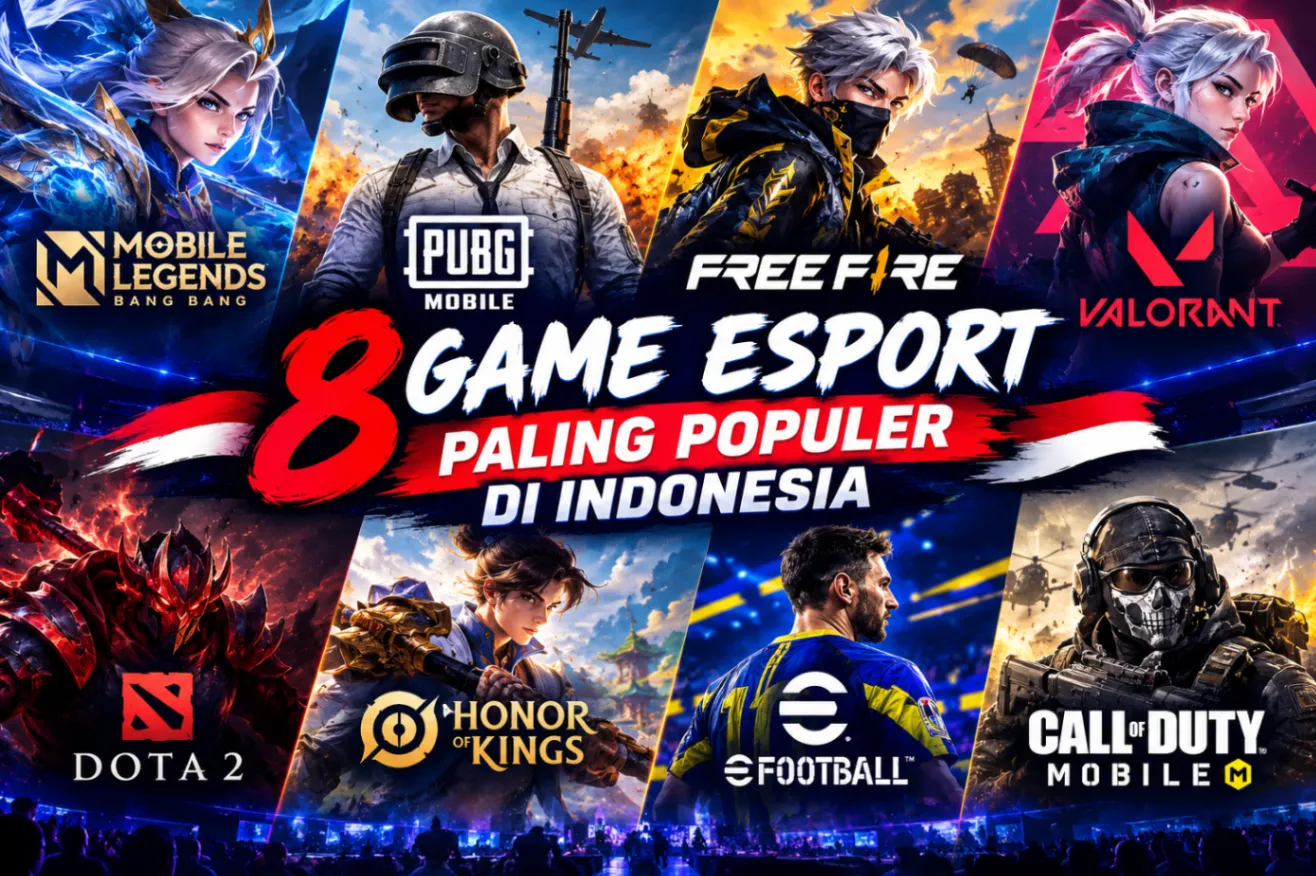 8 Game Esport Paling Populer di Indonesia Analisa [Terbaru]