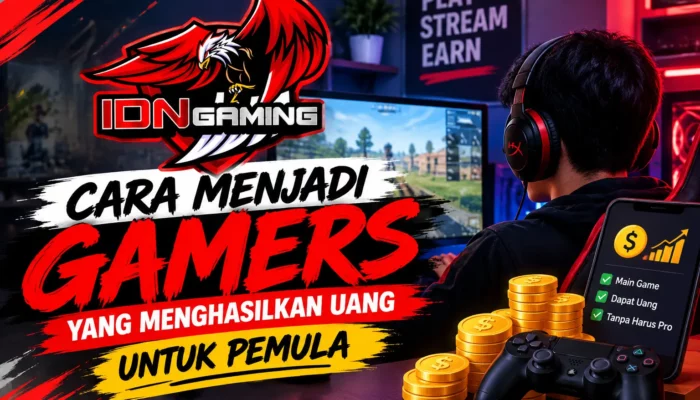 Cara Menjadi Gamers yang Menghasilkan Uang untuk Pemula Step by step