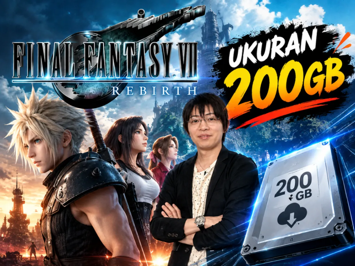 Final Fantasy 7 Revelation: Ukuran 200GB, DLC, dan Detail Baru Tifa