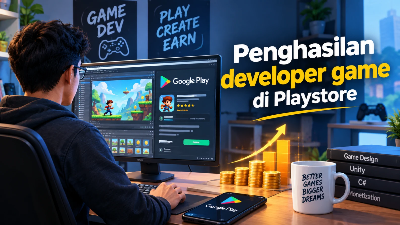Penghasilan Developer Game di Playstore 2026: Fakta Cuan Setelah Potongan 15%