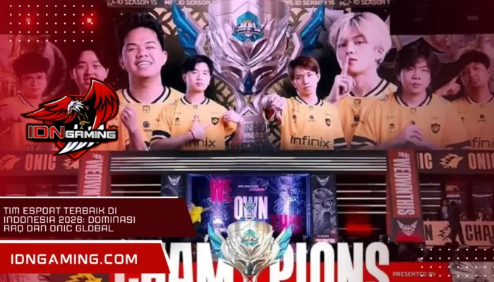 Tim Esport Terbaik di Indonesia 2026: Dominasi RRQ dan ONIC Global