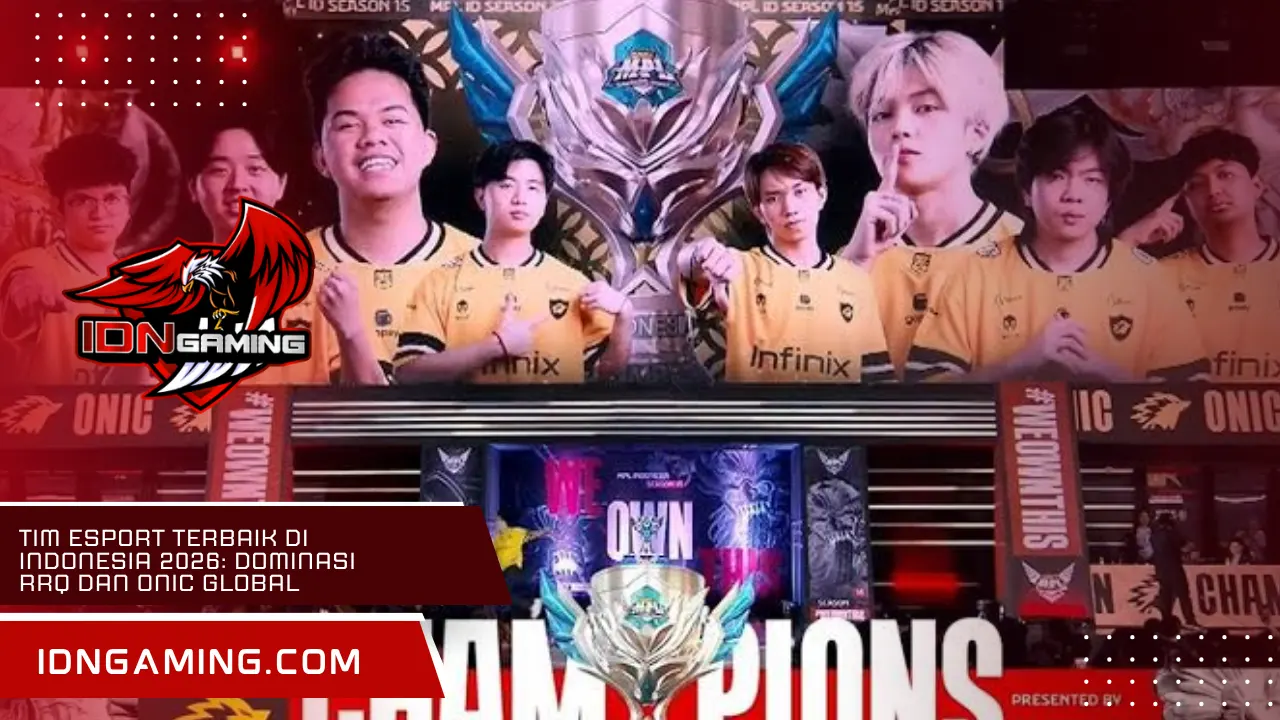 Tim Esport Terbaik di Indonesia 2026: Dominasi RRQ dan ONIC Global