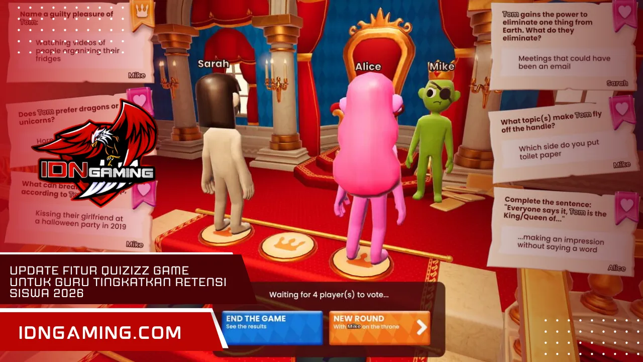 Update Fitur Quizizz Game untuk Guru Tingkatkan Retensi Siswa 2026