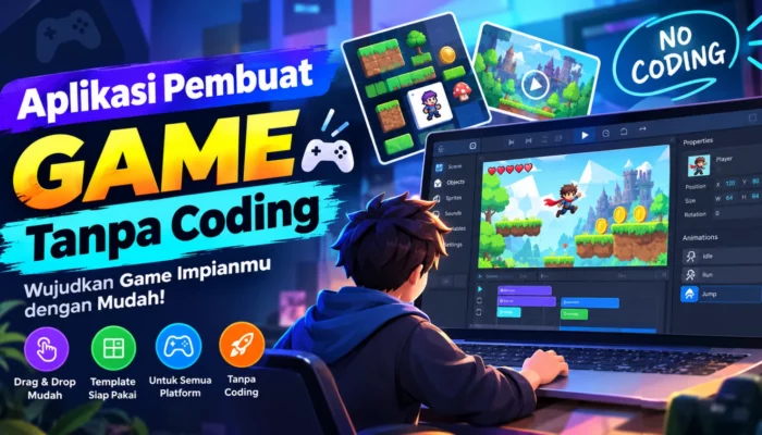 7 Aplikasi Pembuat Game Tanpa Coding Terbaik 2026