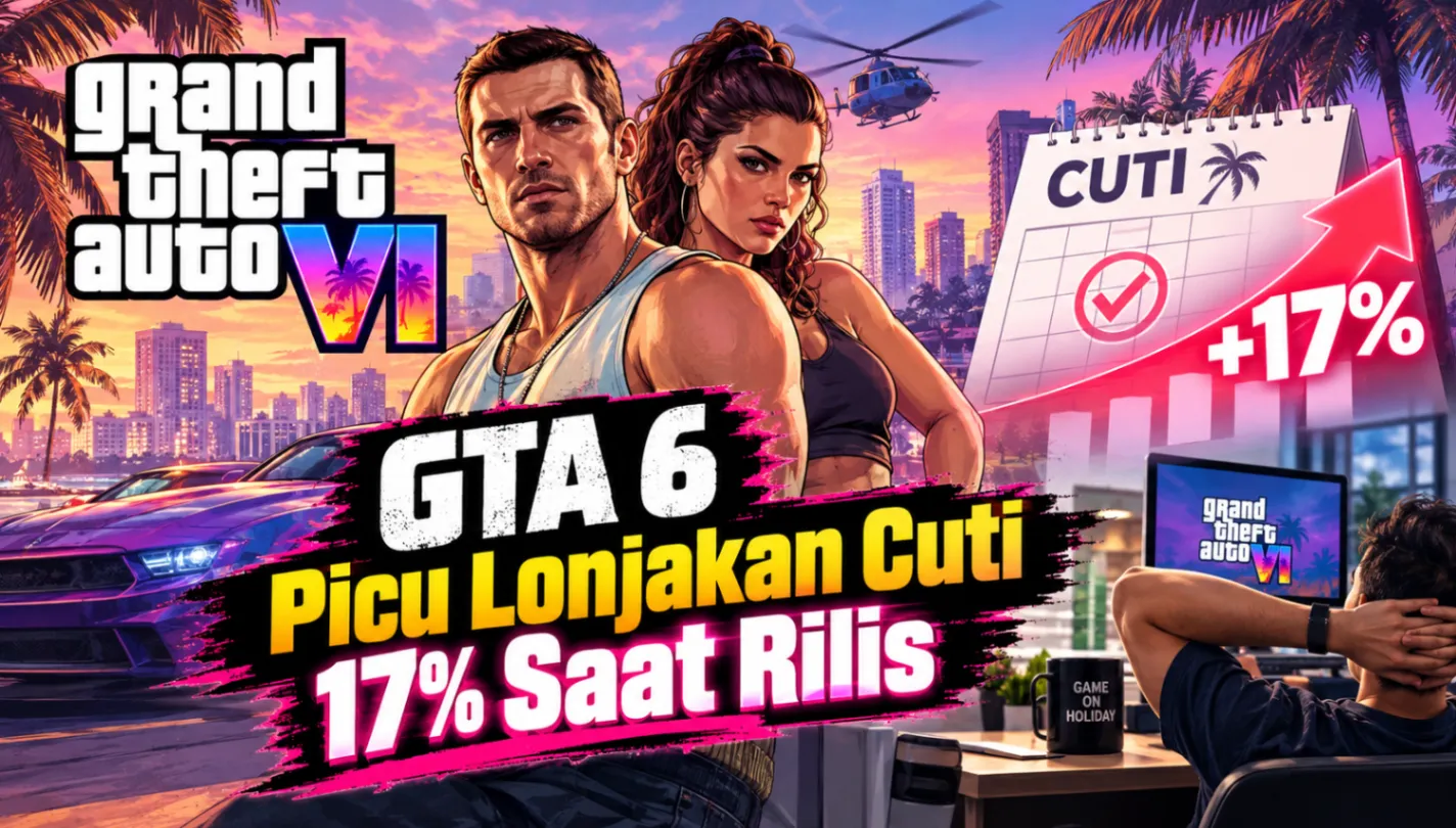 GTA 6 Picu Lonjakan Cuti 17% Saat Rilis, Kantor Mendadak Sepi