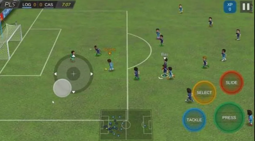 Gameplay Football League 2026 dengan mode liga lengkap offline
