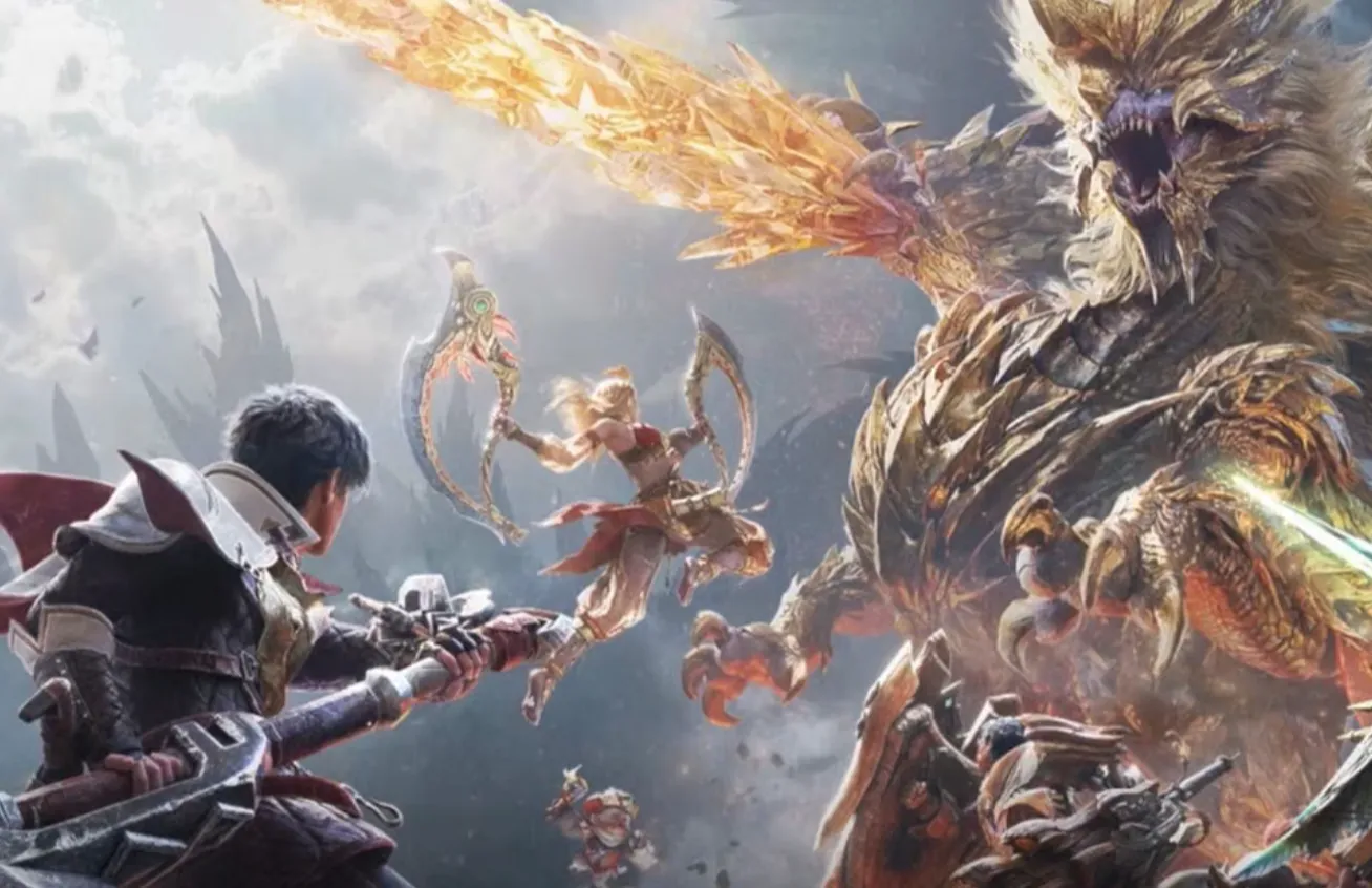 Gameplay Monster Hunter Outlanders yang mirip World