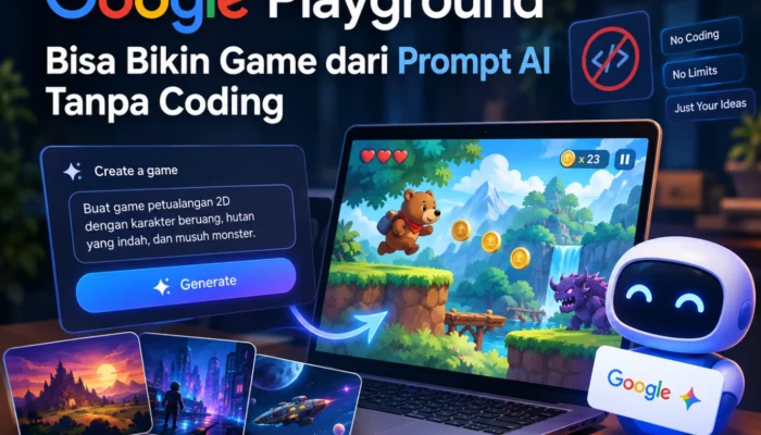Google Playground Bisa Bikin Game dari Prompt AI Tanpa Coding