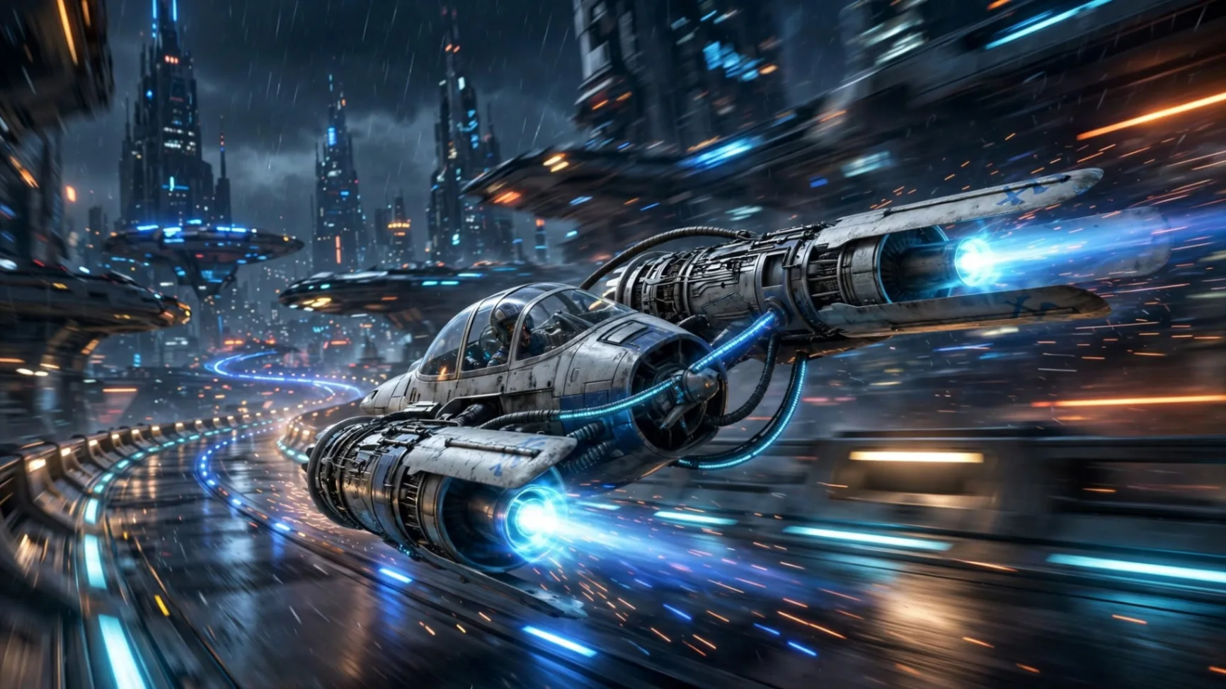 Star Wars: Galactic Racer Gandakan Kapasitas Multiplayer Jadi Enam IGN menyebut Galactic Racer sebagai anti-grav racer yang menyalakan kembali seri balap Star Wars