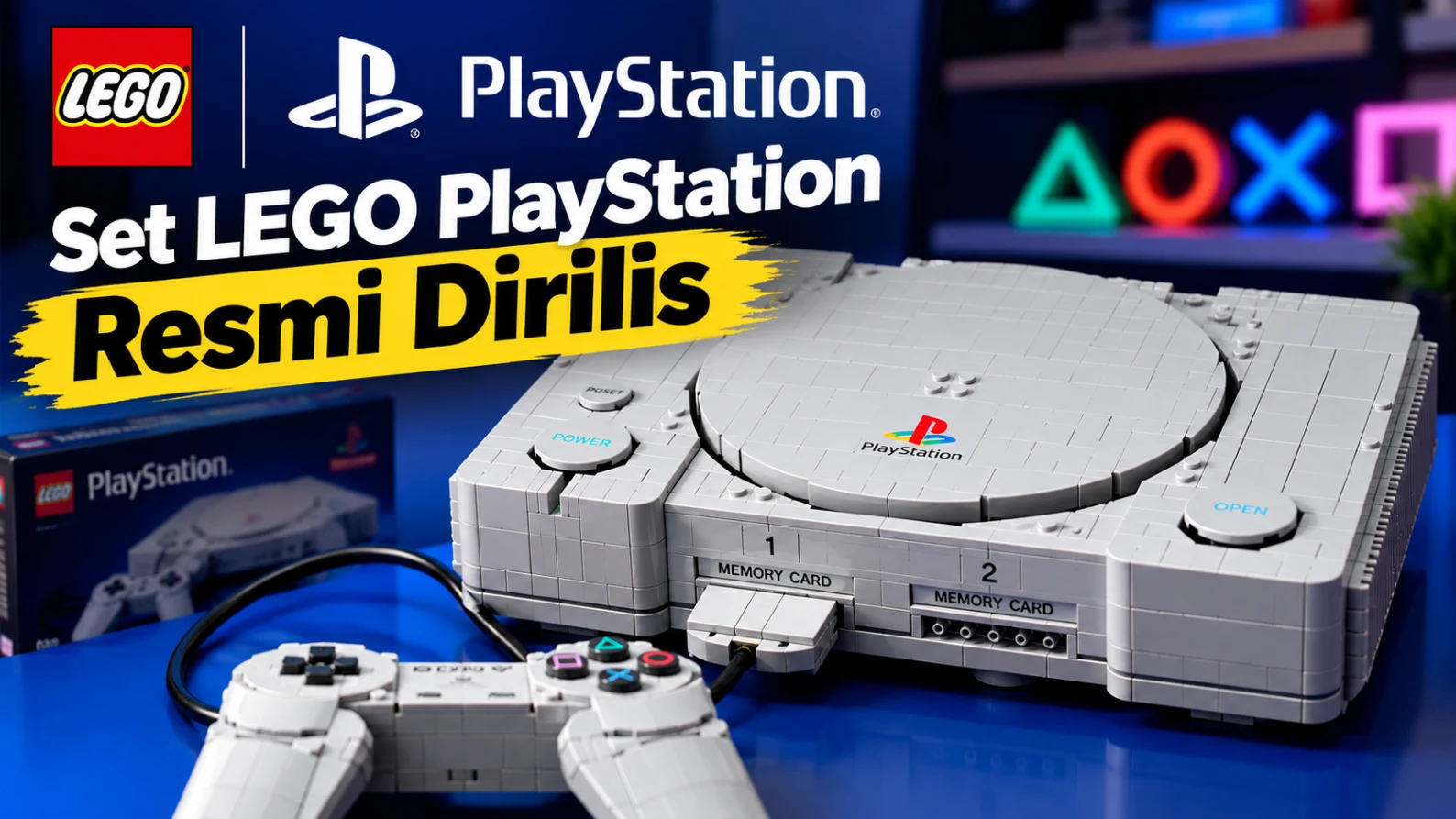 Set LEGO PlayStation Resmi Dirilis, Khusus untuk Anggota LEGO Insiders