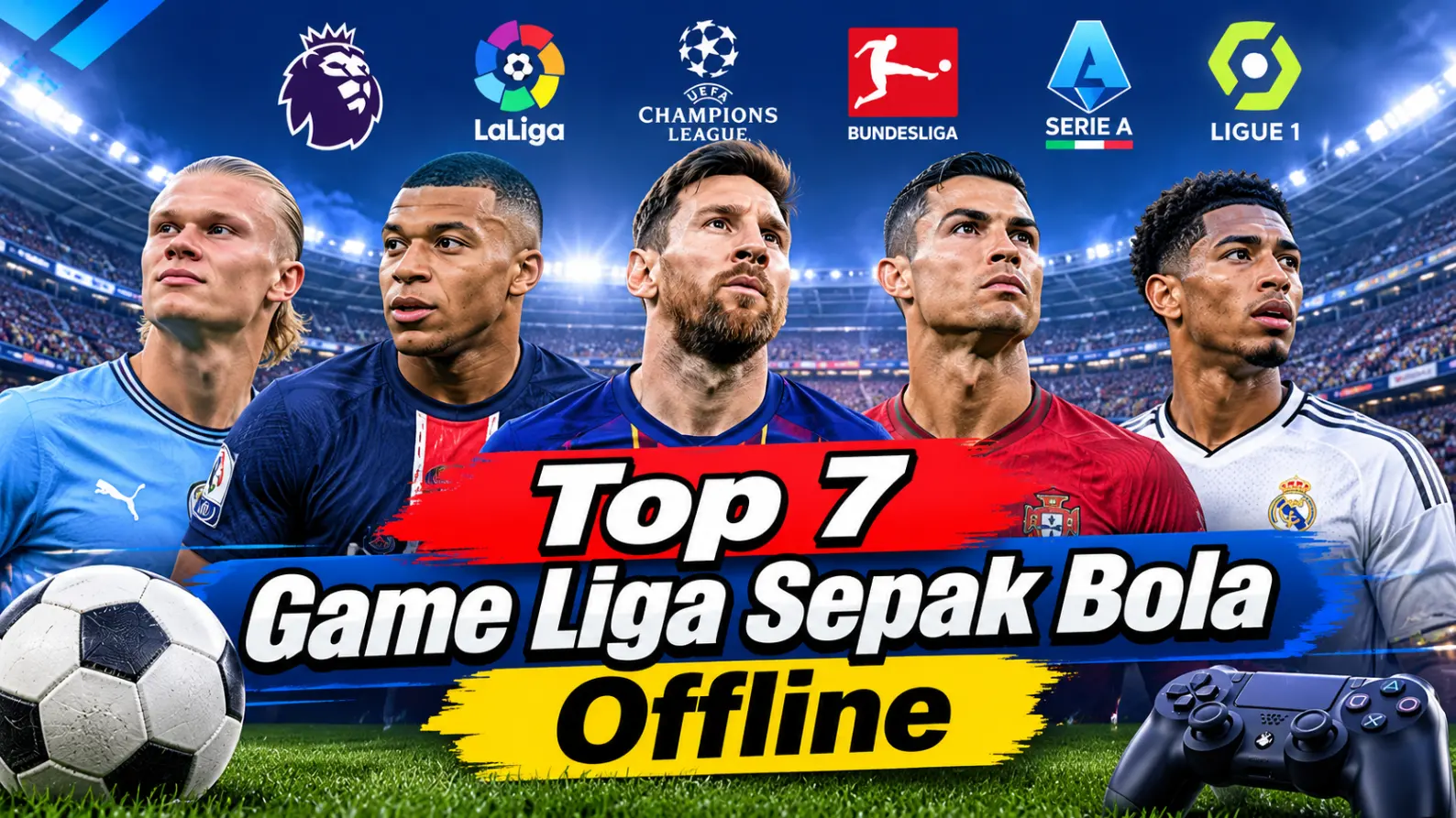 Top 7 Game Liga Sepak Bola Offline Paling Realistis di Android